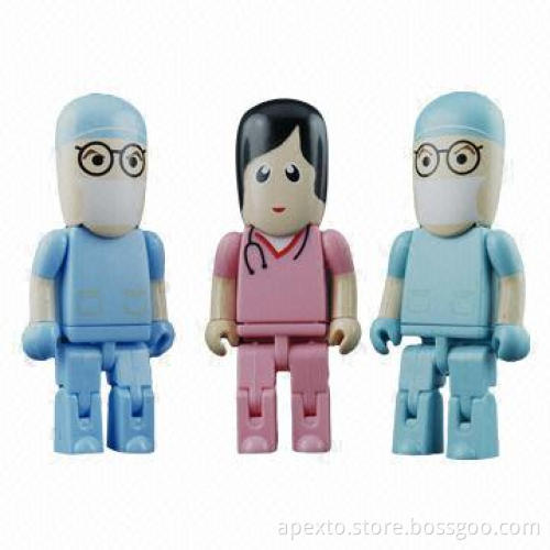 Doctor USB Flash Drive, 16GB Storage Capacity, Supports Password Protection and Bootable Function